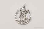 Vintage Saint Christopher Sterling Silver Pendant - Che Cose Belle