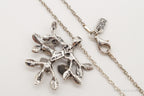 Vintage Shablool Didae Orange CZ Hope Believe Life Tree Sterling Silver Necklace - Che Cose Belle