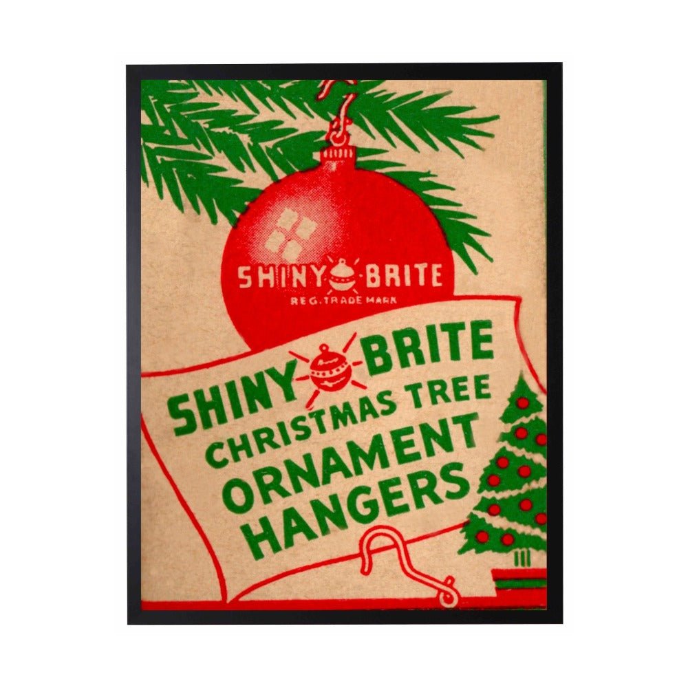 Vintage Shiny Brite christmas poster - Che Cose Belle