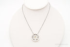 Vintage Star Of David Brass Copper Sterling Silver Necklace - Che Cose Belle