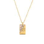 Vintage Tarot Card Stainless Steel Necklace - Che Cose Belle