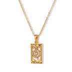 Vintage Tarot Card Stainless Steel Necklace - Che Cose Belle