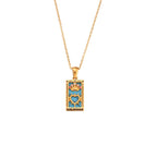 Vintage Tarot Card Stainless Steel Necklace - Che Cose Belle