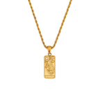 Vintage Tarot Card Stainless Steel Necklace - Che Cose Belle