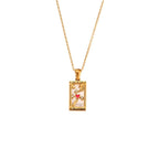 Vintage Tarot Card Stainless Steel Necklace - Che Cose Belle
