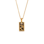 Vintage Tarot Card Stainless Steel Necklace - Che Cose Belle