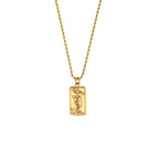 Vintage Tarot Card Stainless Steel Necklace - Che Cose Belle