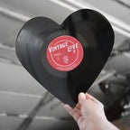 Vintage Vinyl Heart Art - Che Cose Belle