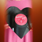 Vintage Vinyl Heart Art - Che Cose Belle