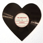 Vintage Vinyl Heart Art - Che Cose Belle