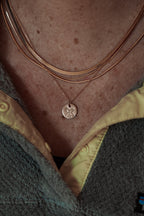 Violet Birth Flower Necklace for February - Che Cose Belle