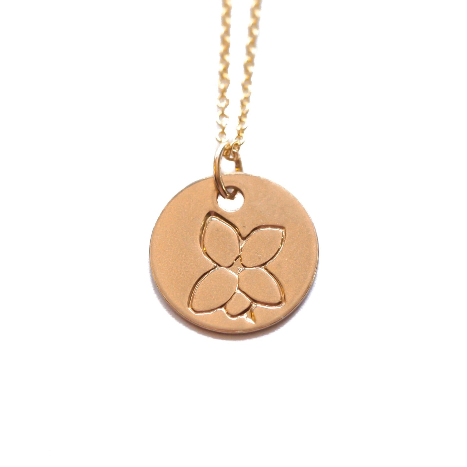 Violet Birth Flower Necklace for February - Che Cose Belle