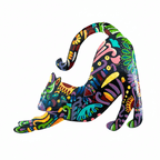Vivid Cat Stretching - Che Cose Belle
