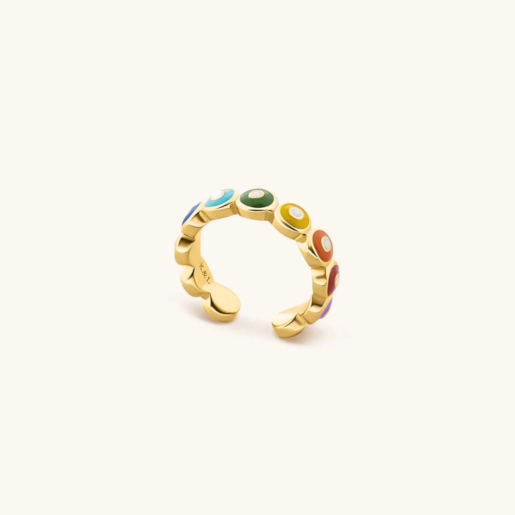 Vivid Personality - Chakra Evil Eye Ring - Che Cose Belle