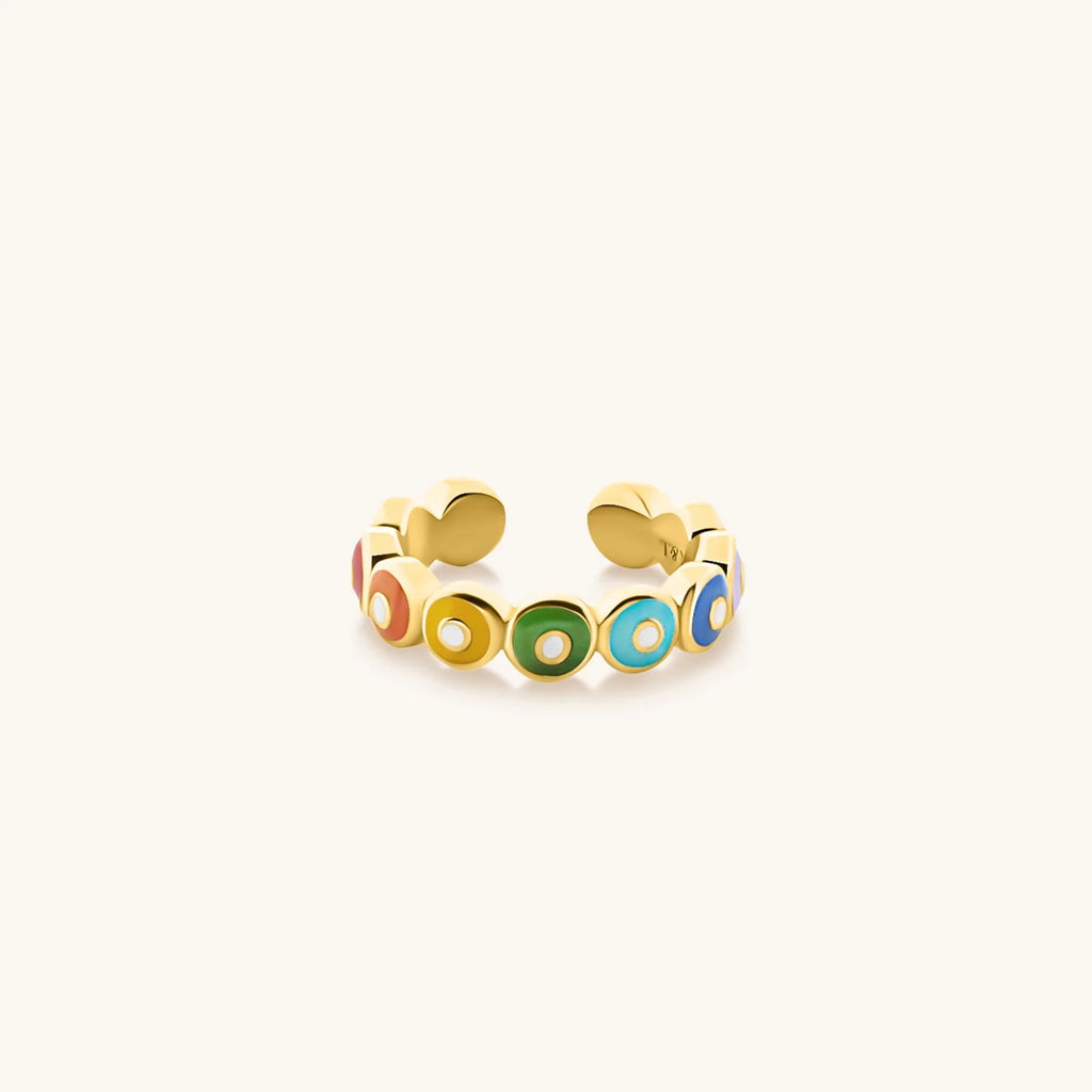 Vivid Personality - Chakra Evil Eye Ring - Che Cose Belle