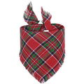 Vivifying Fall Dog Bandana With Tassels Edges Classic Plaid Triangle Dog Apparel Accessories Unny Dog Scarf Costume For Thanksgiving Photo Prop And Party Decor - Che Cose Belle