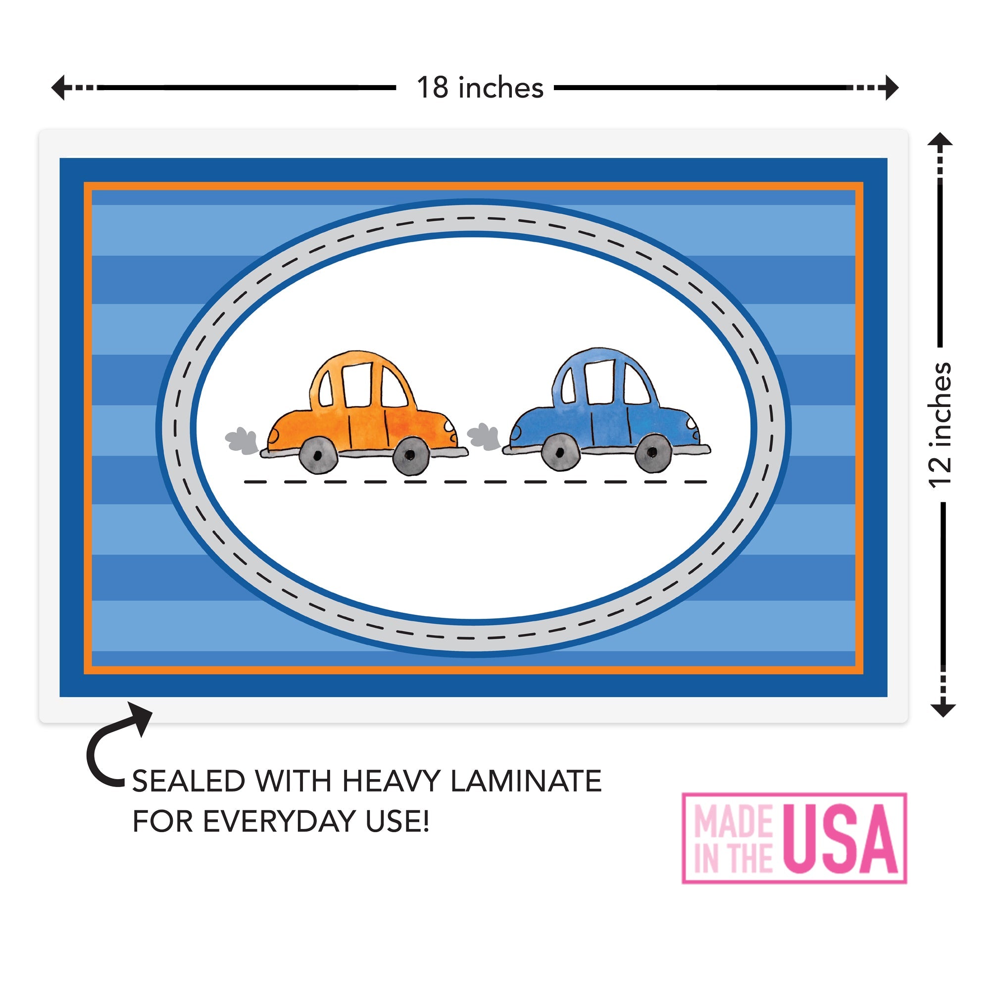 Vroom Vroom Kids Placemat - Che Cose Belle