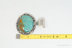 Vtg Designer Desert Rose Trading Co Turquoise Sterling Silver Necklace Pendant - Che Cose Belle