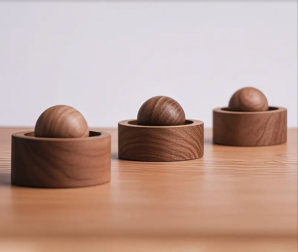 Walnut Wood Sphere Passive Diffuser - Che Cose Belle