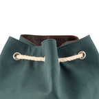 WANDERLUST Canvas Duffle Bag ~ Classic Green - Che Cose Belle