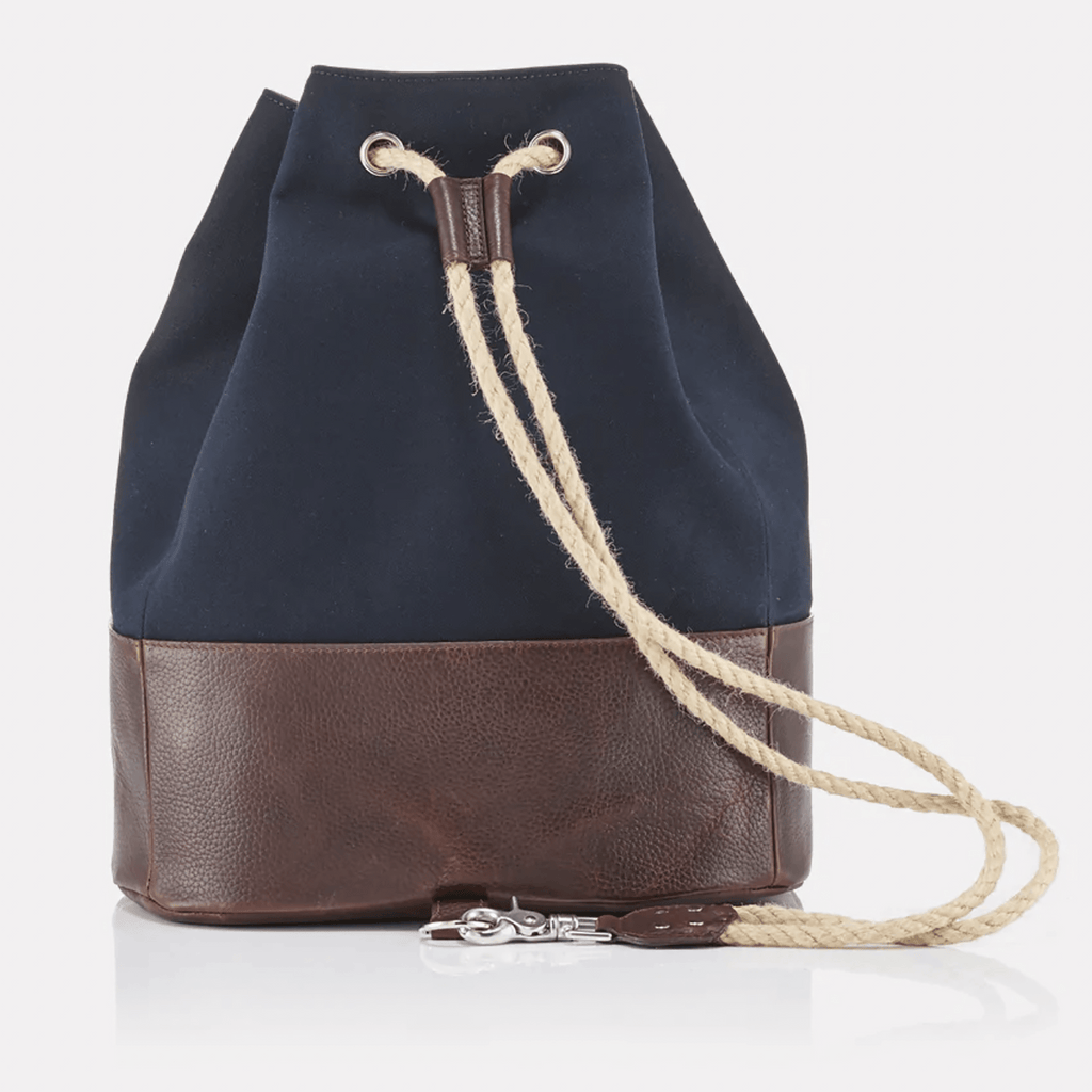 WANDERLUST Canvas Duffle Bag ~ Classic Navy - Che Cose Belle