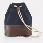 WANDERLUST Canvas Duffle Bag ~ Classic Navy - Che Cose Belle