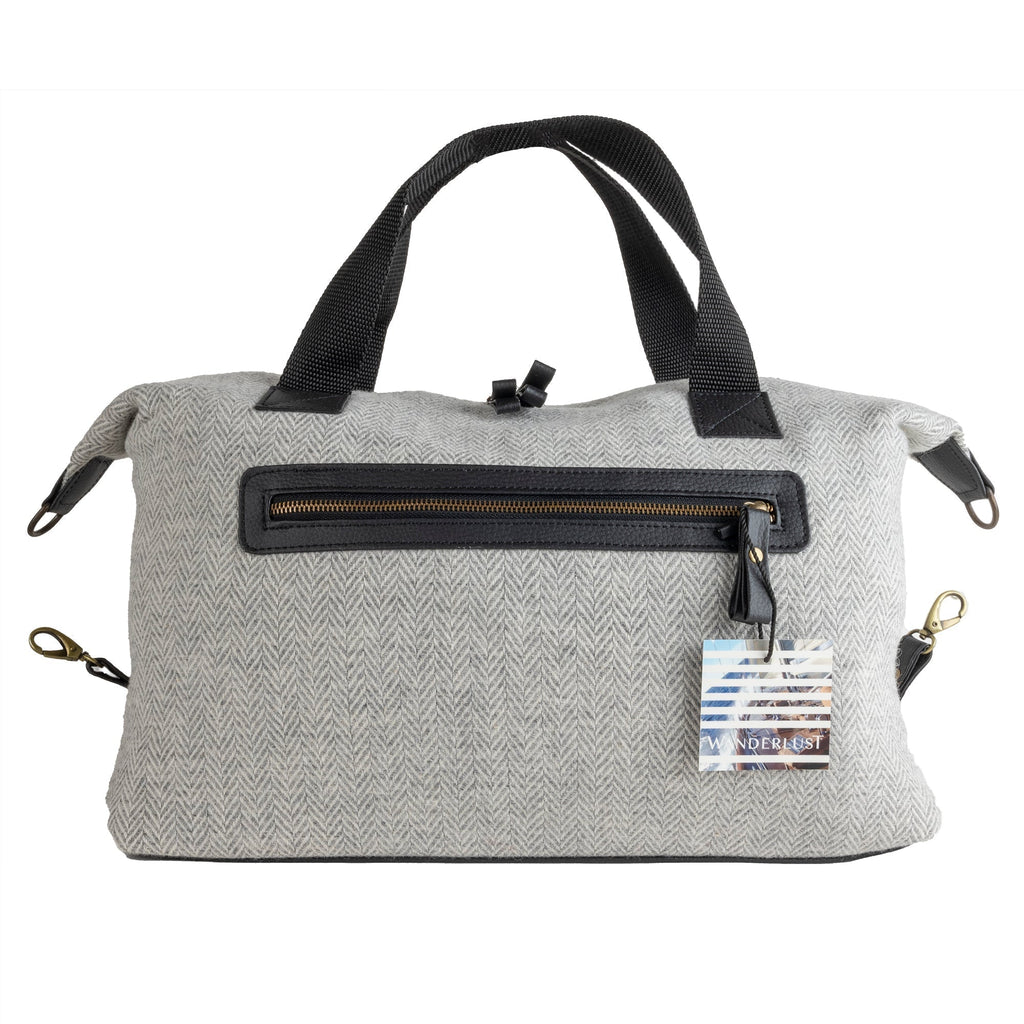 Wanderlust Highland Tweeds Weekender Bag - Silver - Che Cose Belle