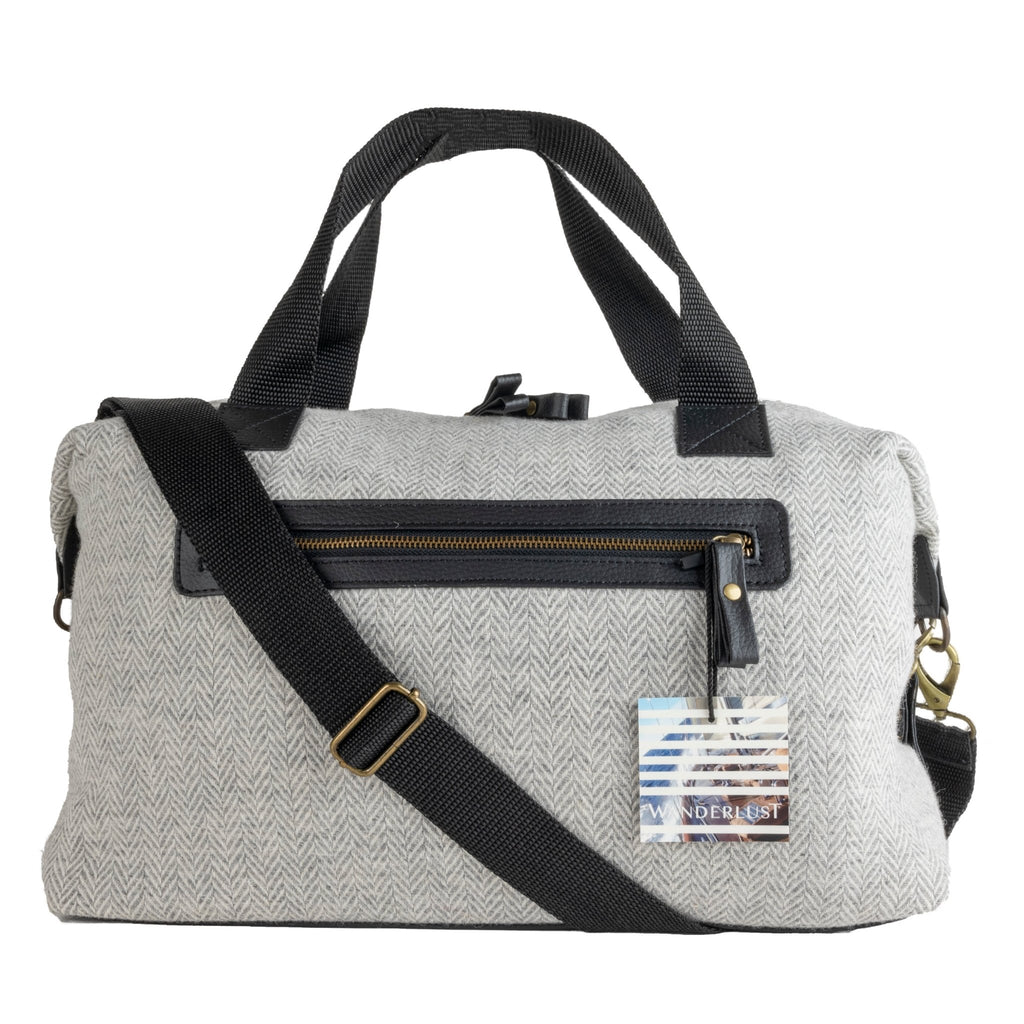 Wanderlust Highland Tweeds Weekender Bag - Silver - Che Cose Belle