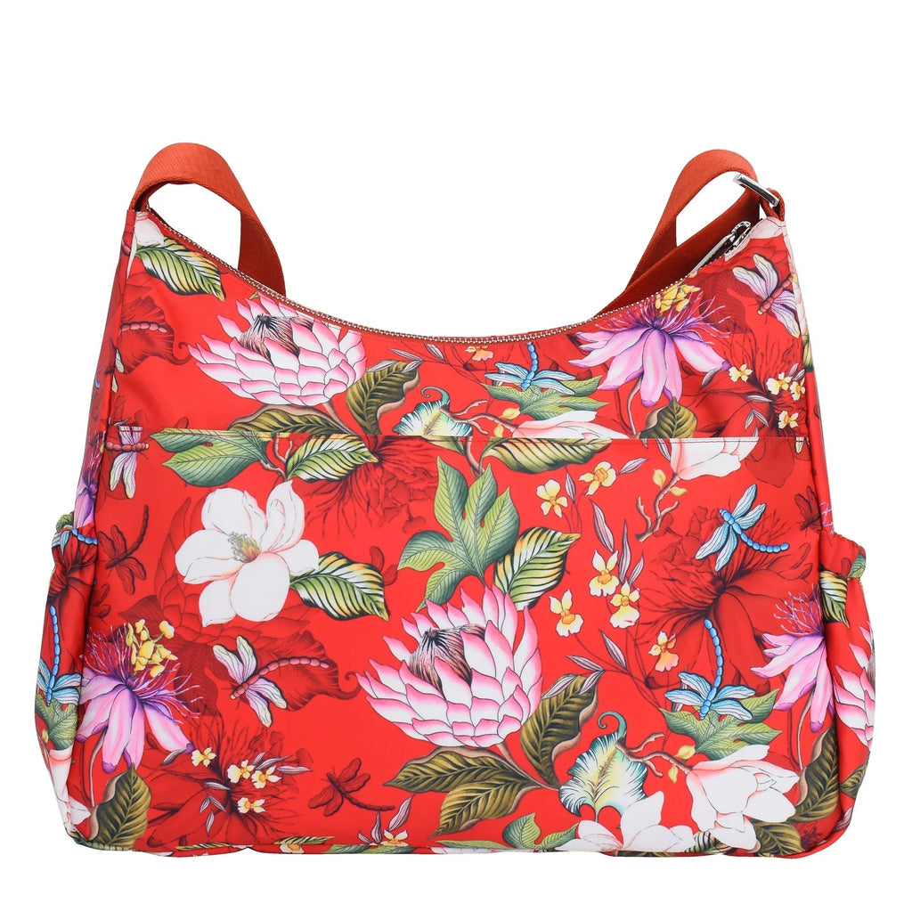 Wanderlust Luxe Fabric Crossbody Hobo - 12030 - Che Cose Belle