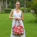 Wanderlust Luxe Fabric Organizer Satchel - 12029 - Che Cose Belle