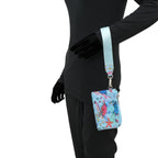 Wanderlust Quilted Fabric Double Zip Wristlet - 18003 - Che Cose Belle
