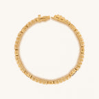 Warden of Peace Gold Evil Eye & Hamsa Tennis Bracelet - Che Cose Belle
