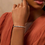 Warden of Peace Gold Evil Eye & Hamsa Tennis Bracelet - Che Cose Belle