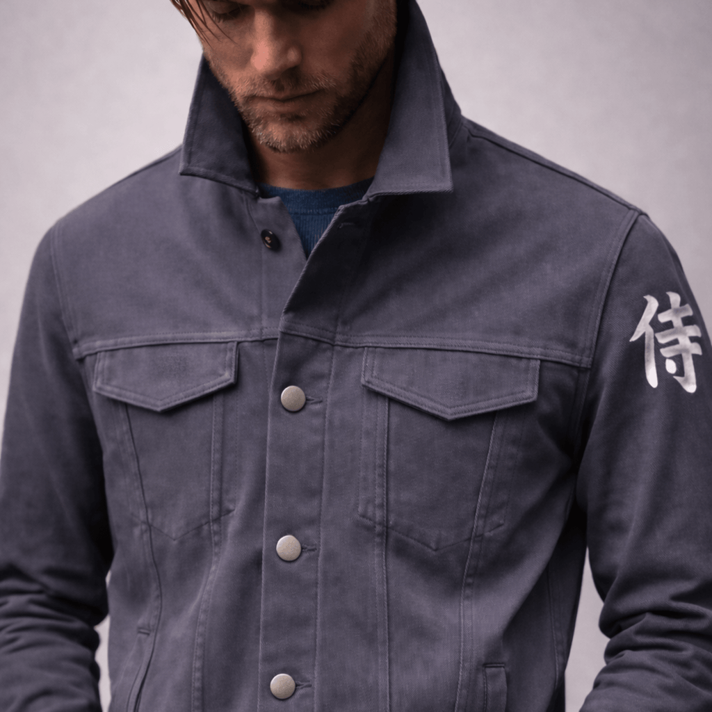 Warrior Kanji Jacket (Fossil Gray) - Che Cose Belle