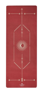 Warrior Red Velvet - Sustainable Yoga Mat - Che Cose Belle