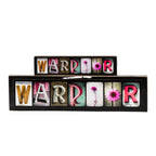 Warrior Word Block | Multiple Sizes | Letters of Love Designs - Che Cose Belle