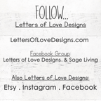 Warrior Word Block | Multiple Sizes | Letters of Love Designs - Che Cose Belle