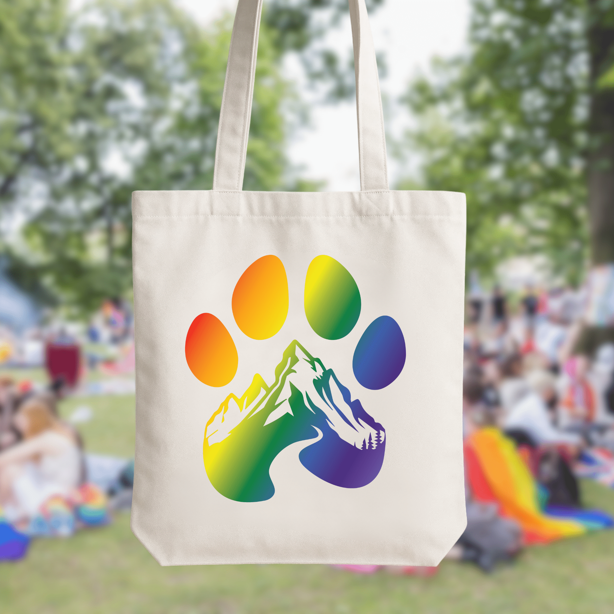 Wasatch Pup Tote Bag - Che Cose Belle