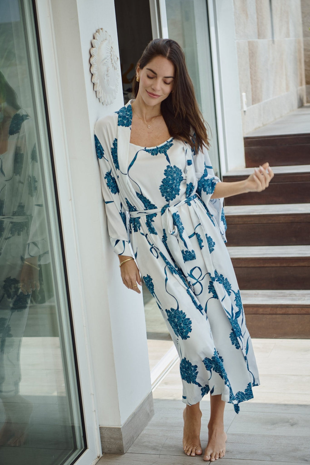 Washable Silk Kimono & Dress Set - Blossom - Che Cose Belle