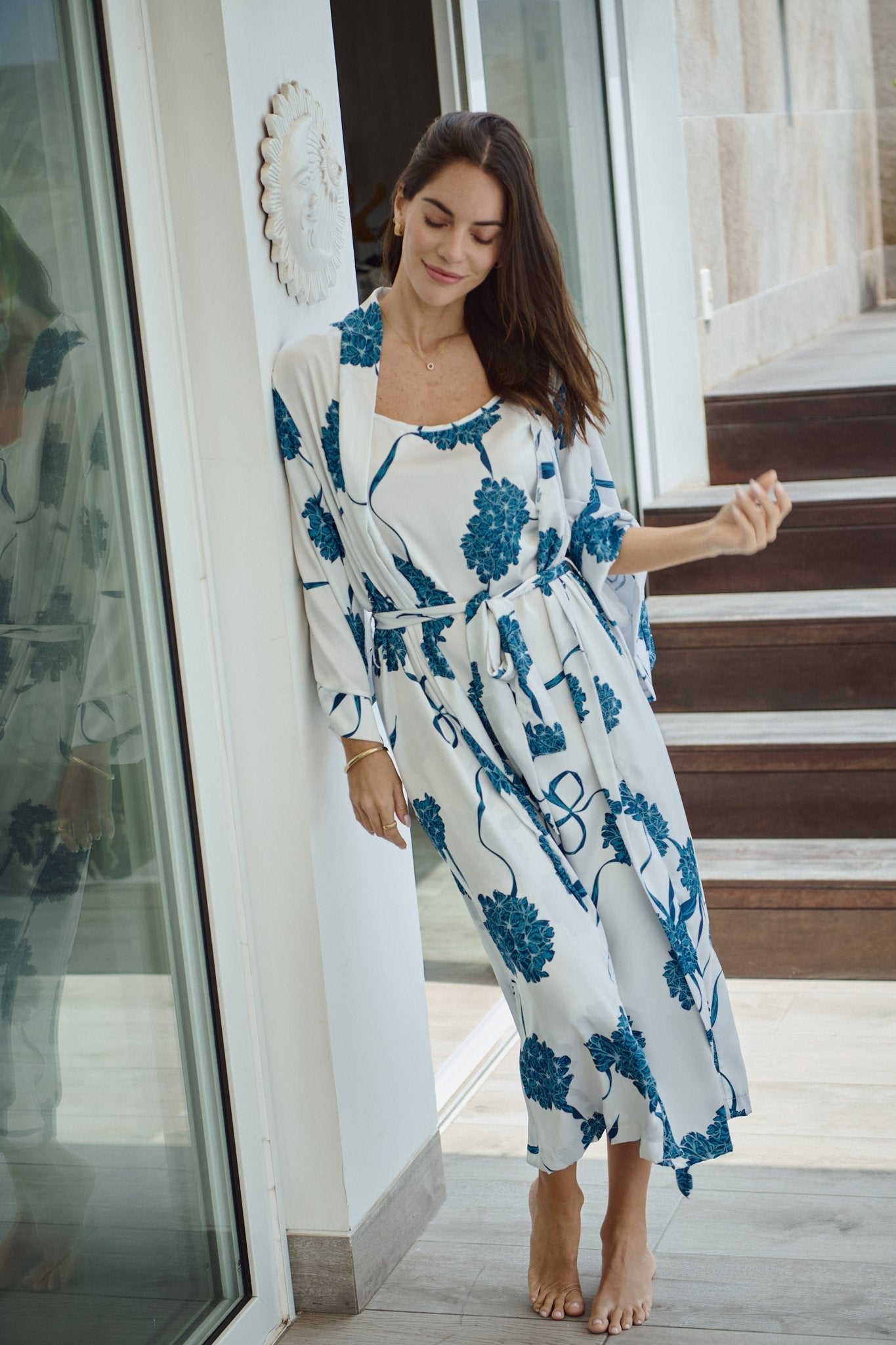 Washable Silk Kimono & Dress Set - Blossom - Che Cose Belle