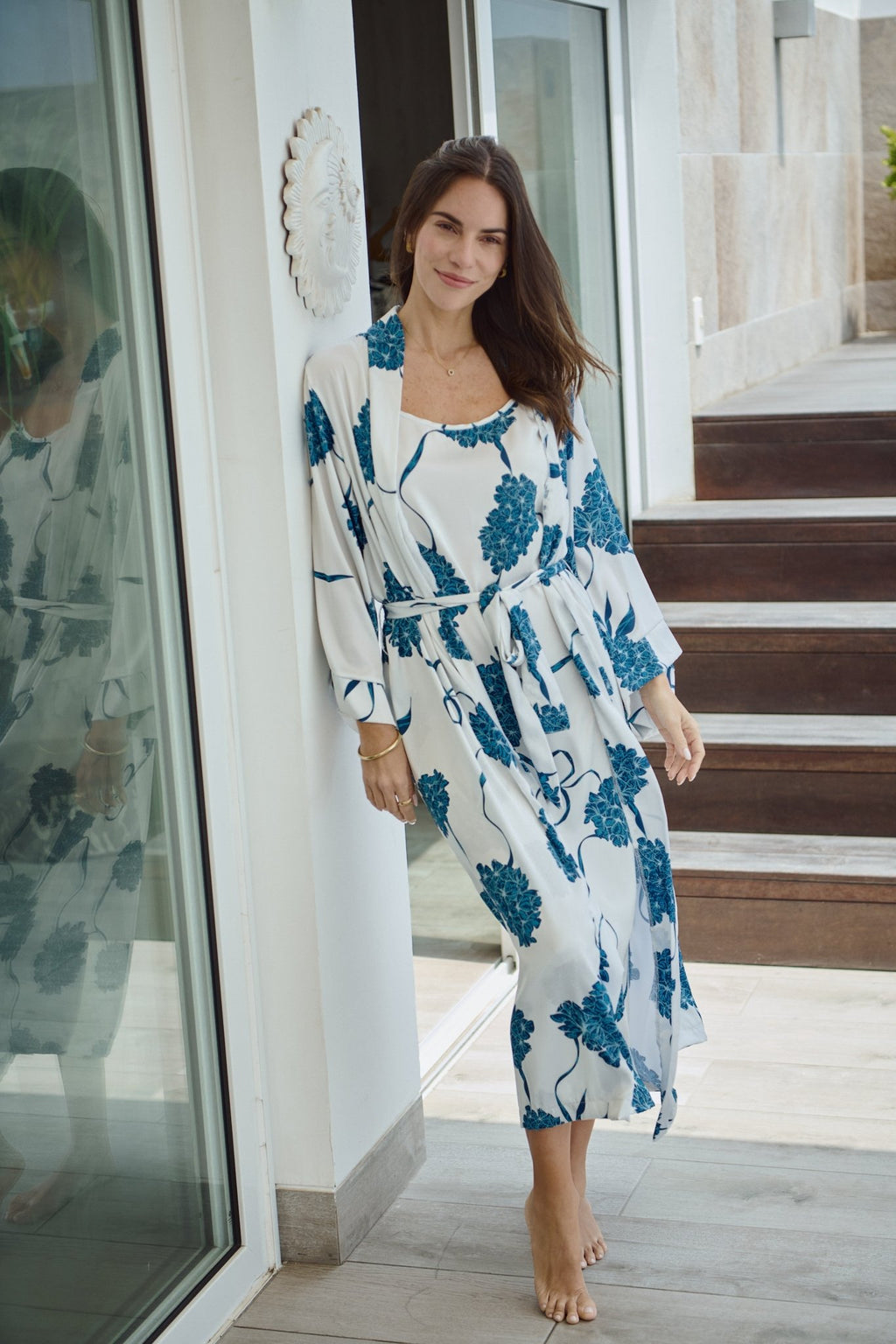 Washable Silk Kimono & Dress Set - Blossom - Che Cose Belle
