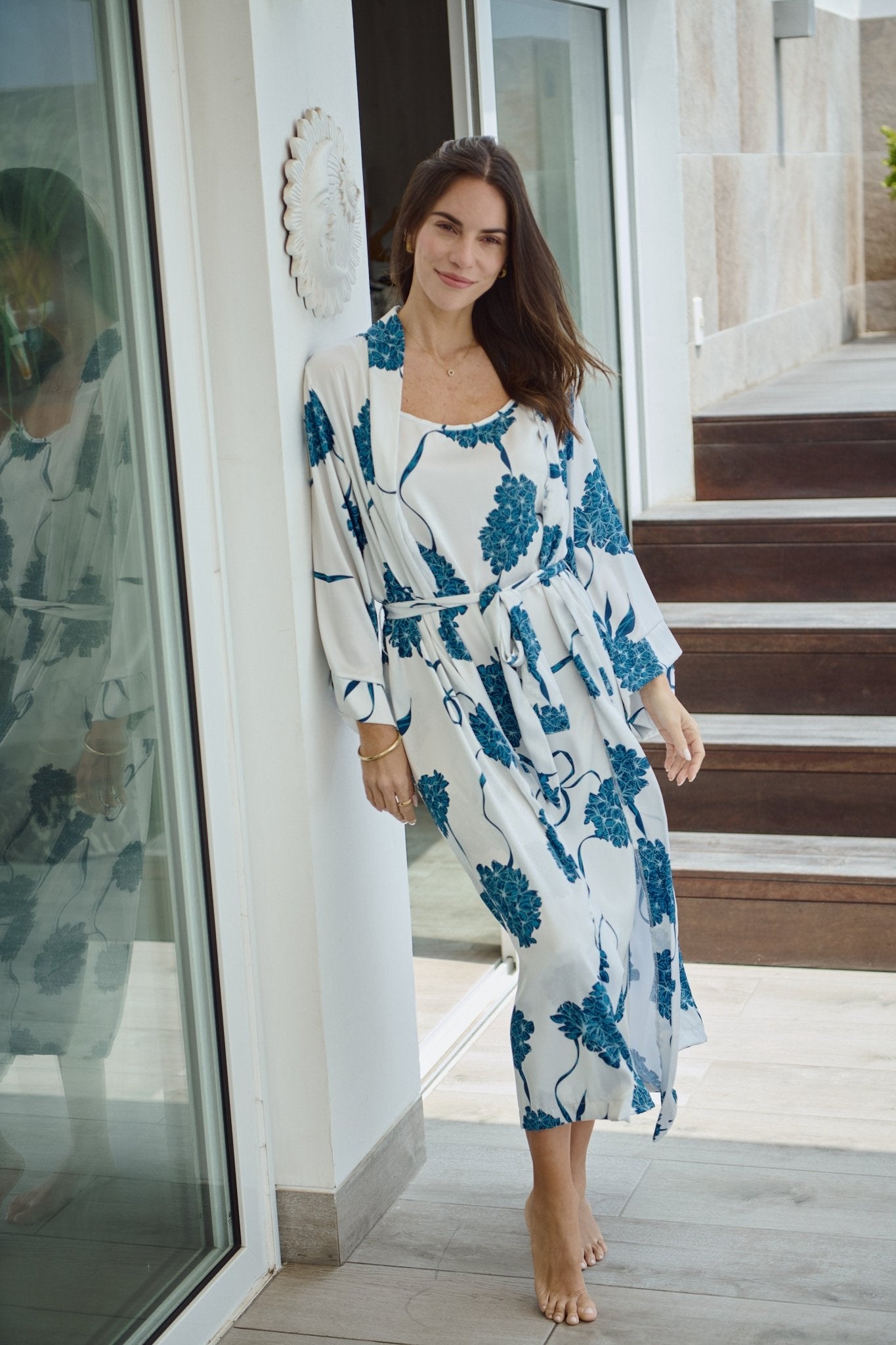 Washable Silk Kimono & Dress Set - Blossom - Che Cose Belle