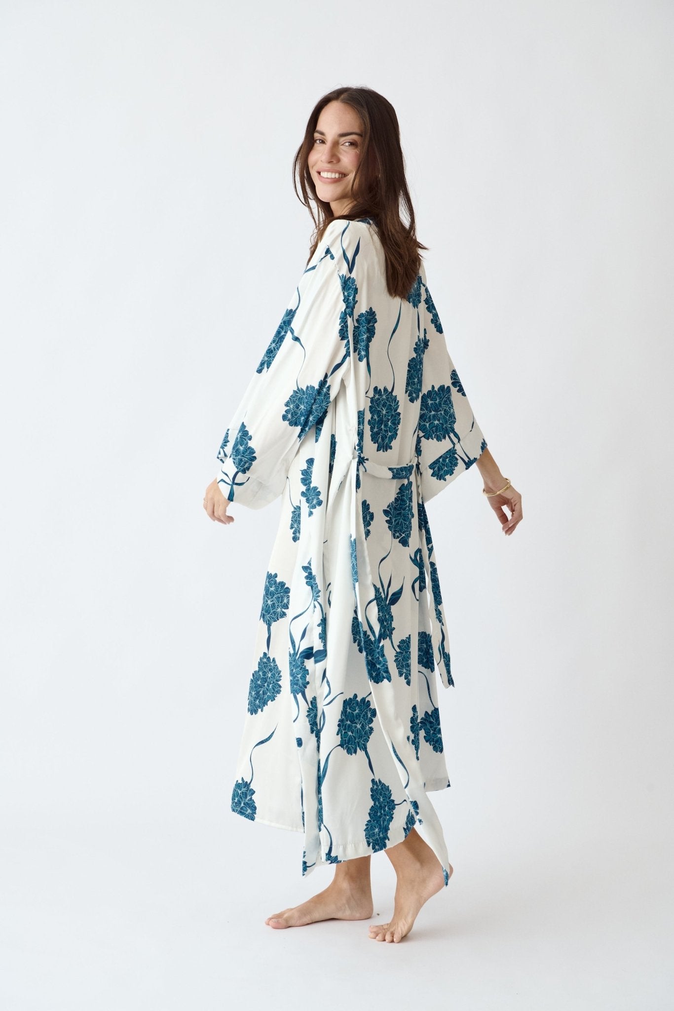 Washable Silk Kimono & Dress Set - Blossom - Che Cose Belle