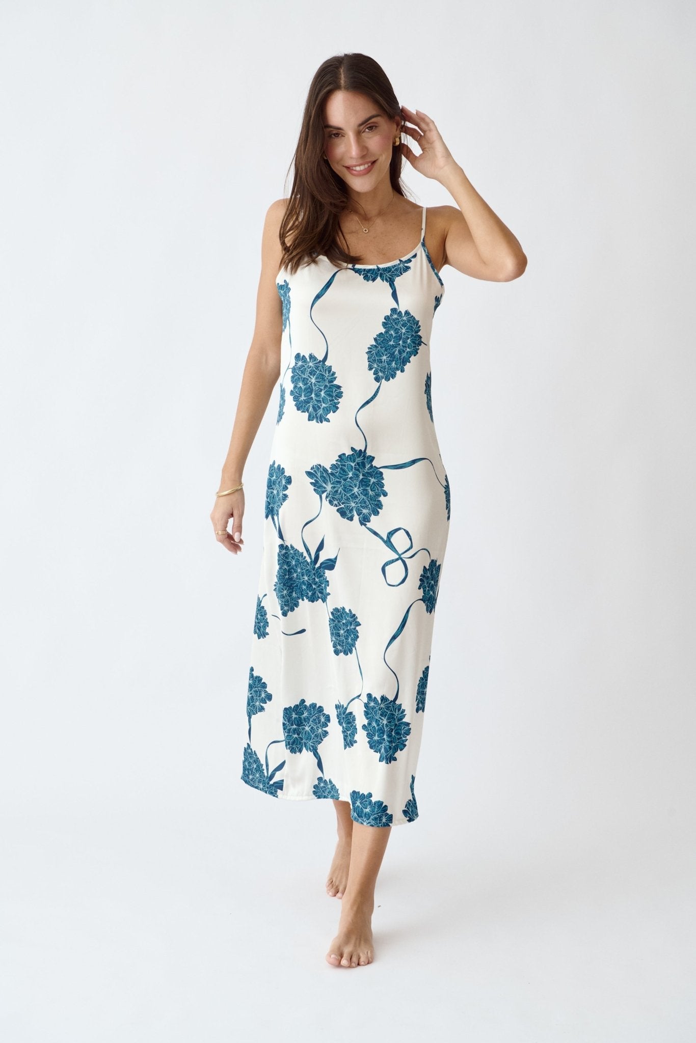Washable Silk Kimono & Dress Set - Blossom - Che Cose Belle