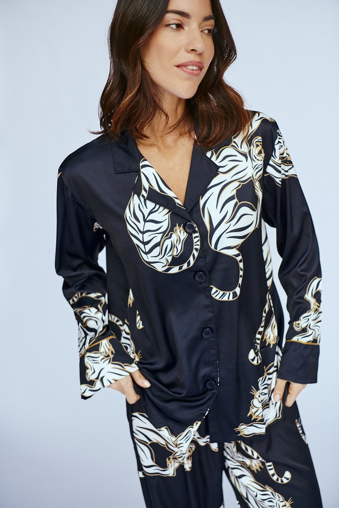 Washable Silk Pajama Set - Kenya - Che Cose Belle