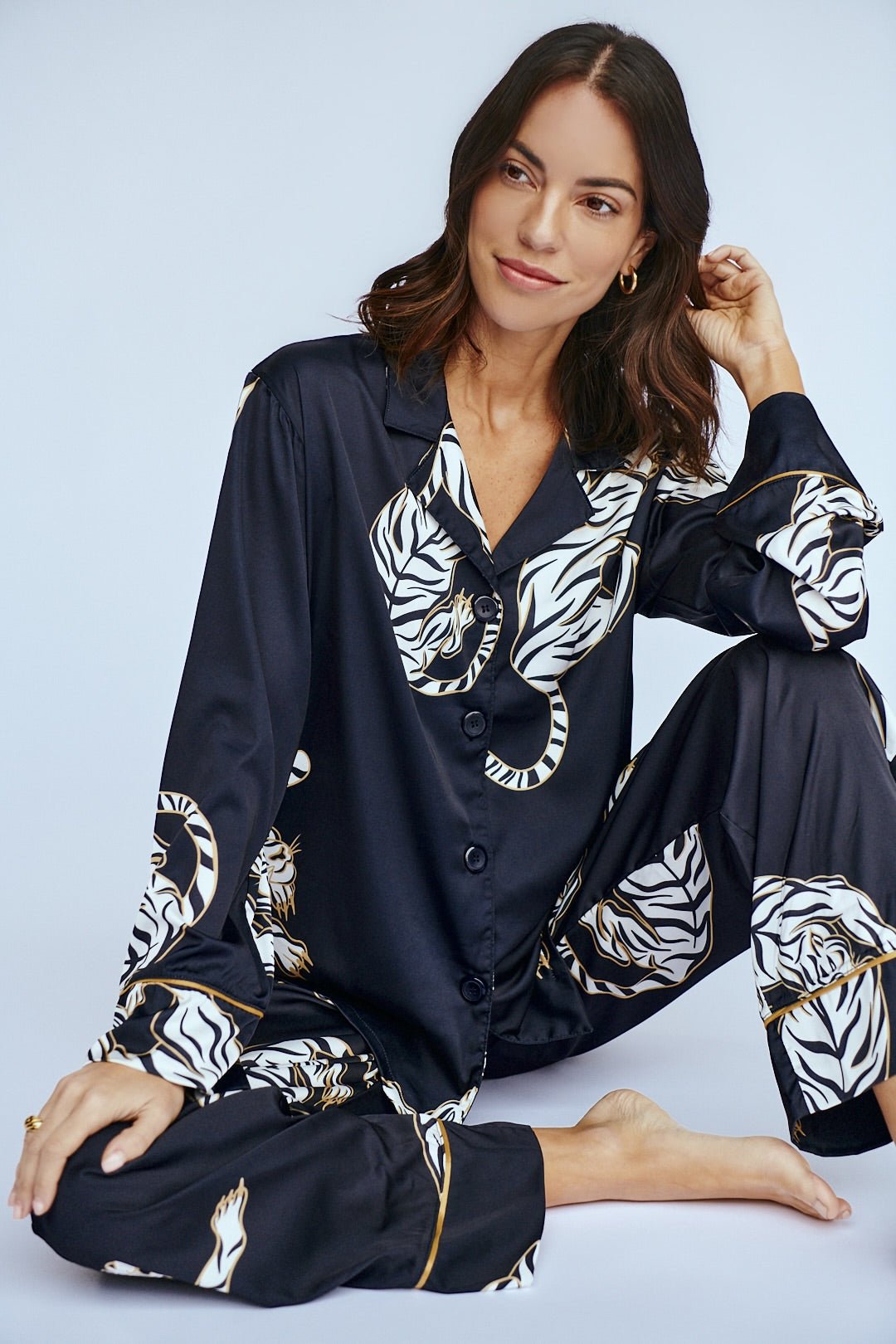 Washable Silk Pajama Set - Kenya - Che Cose Belle