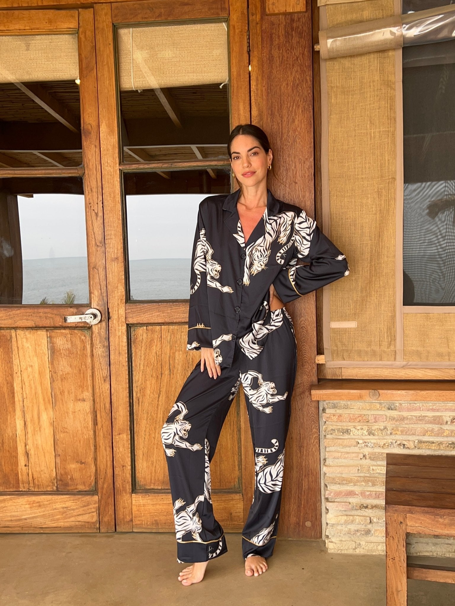 Washable Silk Pajama Set - Kenya - Che Cose Belle