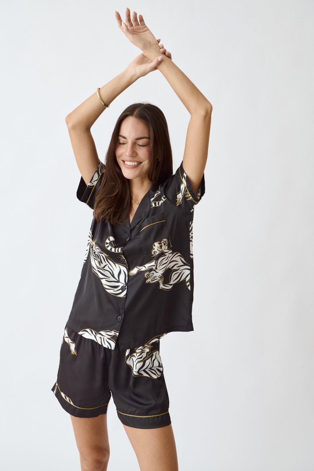 Washable Silk Pajama Set - Kenya Short - Che Cose Belle