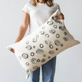 Waterlily Oversized Merino Wool Lumbar Throw Pillow - Che Cose Belle