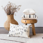 Waterlily Oversized Merino Wool Lumbar Throw Pillow - Che Cose Belle